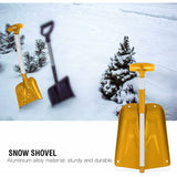 Snow Shovel with Comfortable Handle Telescopic Extension Fine Texture Outdoor Gold V1188-YUMANO-02120-1
