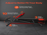 Multi-Functional Weight Bench for Full Body Workout, Roman Chair Hyperextension Bench, 660 lbs V952-ZDKLMYSSJX660SMI2V0