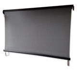 Outdoor Roller Blind Sun Screen Awning With Aluminium Hood V410-ROLL-CHARC2750