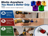 Magnetizer & Demagnetizer Tool Set, Powerful Magnetic Screw Holder with Universal Bit Compatibility, V1366-AZ2-W-11651