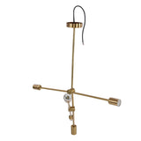 Modern Chandelier Unique Appearance Elegant Design Stable Firm Geometric Line Chandelier 110220V V1294-YM0714-3119210295511