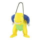 Yellow Dinosaur Inflatable Costume Half Body Model Weird Dinosaur Shape Inflatable Costume Middle V1294-YM0703-3115230046312