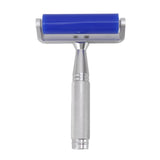 Silicone Manual Roller Cleaner Tool Laminated Static Lint Remover with Metal Handle Blue 6in V1294-YM0706-3117230146912