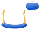Swing Seat Anti Skid Buckle Adjustable Tear Resistant Rope Children Seat Swing for Park Outdoor Blue V1294-YM0703-3111230032913