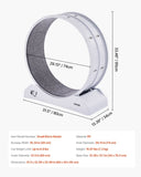 VEVOR Cat Exercise Wheel, 31.5 in, Large Cat Running Wheel with Secure Brake & Carpeted Runway, V952-SLMPBJBSPP31K33DZV0