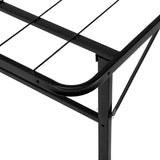 Artiss Folding Bed Frame Metal Base - Double FOLD-D-DOUBLE-BK