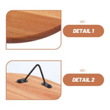Indoor Plant Stand - Coffee Acacia Wood with Elevated Edge Protection V1369-AZ3-W-13220
