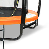 Kahuna Trampoline 8 ft with Basketball Set - Orange TRA-KAH-08-OR-BB