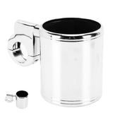 Motorcycle Handlebar Cup Holder Chrome Adjustable for 2232mm Handle V1366-AZ2-W-18494