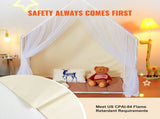 Kids Play Tent, Kids Tent for Kids 1-5 Years Old, Toddler Tent Mat and Tent Lamp, Tent for Kids V952-GJSETZPMGZP5OBPMNV9