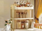 Cosmetic Storage Organizer Transparent Acrylic Cosmetic Storage Organizer Box 2 Layer Storage Box V1370-AZ4-17435