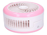 Desktop Humidifying Electric Fan Foldable Water Spray Mist Fan USB Charging for Home Office V1294-YM0901-3113210091311
