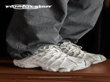 Chunky Sneakers Dad Shoes Thick Sole Sneakers High Street Sneakers Platform - Silver - Size V1102-M-SHOE-73636-SILV-8AU8EU41