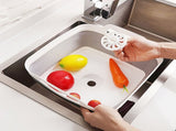 10x Collapsible Strainer Foldable Fruit Veggies Wash Colander Storage Basket V563-75193-10X