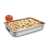 Roasting Pan Stainless steel Roasting pan Turkey Roasting pan with grill Rectangular grill suitable V1366-AZ2-W-04321