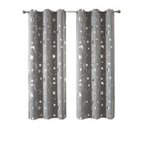 Blackout Curtains 51 x 53 inch Black Curtains Thermal Insulated Room Darkening Blackout Curtains For V1370-AZ4-12110