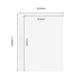 JWDX Document Bag Clearance, Material Bag, 100Pcs Sheet 9 X 12 Heavy Duty Clear Sheet V1189-LWWAL-20260325-01821