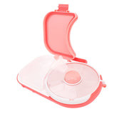 Snack Rotating Container with Lid Sealed Plastic Rotating Snack Storage Box for Outdoor Coral Pink V1294-YM0901-3118240200712