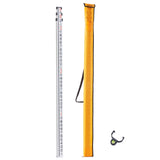 Aluminum Grade Rod, 9-Feet/8ths 3 Sections Telescopic Measuring Rod, Double-Sided Scale 1/8in V952-YZCLG9YCFEETZ18PHV0