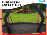 Kahuna Mini 4.5 ft Trampoline - Red Blue TRA-FJP-45-BURD