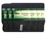 6 Pairs BAMBOO SOCKS Mens Heavy Duty Premium Thick Work Socks Cushion BULK - Charcoal Grey V563-6MBSKS-CHRCLGRY-SIZE6-11