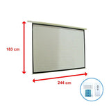 120" Electric Motorised Projector Screen TV +Remote V63-686914