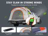 Truck Bed Tent, 6.4'-6.7' Pickup Truck Tent with Rain Layer and Carry Bag, Waterproof PU2000mm V952-PKZP558640670J3L0V0