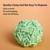 Dust-Free Tofu Cat Litter Quick Clumping & Odor Control Plant-Based Deodorizer Ideal for Multi-Cat V255-CATL-10