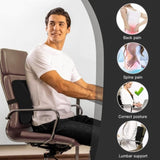 2 Pack Memory Foam Lumbar Support Cushion with Black Cover V915-MB0099X2