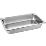 4 Pack Hotel Pan 3.7" Deep Steam Table Pan Full Size with Lid 20.8"L x 13"W Hotel Pan 22 Gauge V952-CP20X12X4YCTZ4001V0