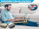 CARLA HOME Oversized Portable Lap Desk with Cushion,Mouse Pad, Tablet and Phone Holder which Fits Up V178-36161