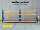 Giantz 4Mx1.8M Warehouse Shelving Garage Rack WR-F-20186-200BO-ABCX2