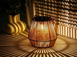 2 Pieces Woven Solar LED Hanging Garden Lights, Hand Woven Waterproof Tree Pendant Lamps for Patio, V1189-LC-HW-00002