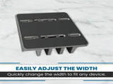 Multiple Laptop Holder Vertical Adjustable Laptop Vertical Stand Holds 5 Devices, Fits All Laptops V1370-AZ4-05441