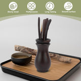 Chinese Gongfu Wooden Tea Ceremony Utensil Tools Set, 6PCS Kungfu Set Asian Teaware Kit for V1259-DP01-A-707