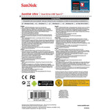 SanDisk 256GB Dual USB 3.1 Type-C Flash Drive -SDDDC2-256G V28-FUSSAN256GSDDDC2