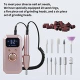 Professional Nail Drill Quiet and Efficient, LED Digital Display, 31 Accessories for All-in-One V1232-ZJZTJ003