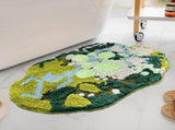 Plush Bath Mat Anti Slip Dirty Resistant Bathroom Rug Soft Bedside Floor Carpet for Bedroom Living V1294-YM0901-3117240295111