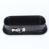 31.5 cm Long Oval Springform Pan, Non-Stick Spring Baking Pan Cheesecake Pan with Removable Bottom, V1369-AZ3-W-04298