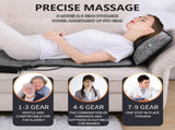 10 Vibrating Motors Massage Mat Full Body Heated Mattress Pillow Pain Relief AU V201-MAS6010GY8AU