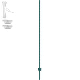 7 Feet Fence Post, 10 Pack U-Channel Heavy Duty Metal Fence Posts, Sturdy Steel Fence Stakes for V952-WLLZJSK7YC103JD9JV0