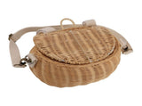 Kids Bike Basket Simple Lid Design Adjustable Strap Light Sturdy Kids Rattan Basket for Cycling V1294-YM0710-3115230117211