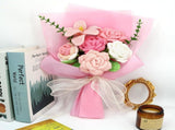 Hand Knitted Yarn Bouquet Pure Cotton Artificial Flowers V1263-JX-8023