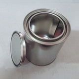 Set of 6 -Plated Iron Paint Cans, Secure for Transport and -Term Storage V1370-AZ4-20754