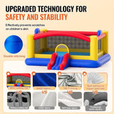 Inflatable Bounce House, Outdoor High Quality Playhouse Trampoline, Jumping Bouncer with Blower, V952-CQCBBHYC2021Z5HY3V3
