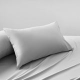 Accessorize Grey 400TC Bamboo Cotton Pair of Standard Pillowcases 48 x 73 + 15cm V442-HIN-PILLOWC-BAMBOOCOTTON-GREY-ST