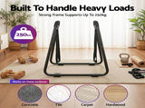 Everfit Dip Station Parallel Bars Heavy Duty Home Gym Stand Calisthenics Black PUB-A-SH01-BK
