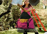 Gardening Apron,Unisex Waterproof Canvas Garden Apron with Pockets Harvesting , Gardening Gifts V1370-AZ4-00149