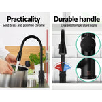 Cefito Kitchen Mixer Tap Pull Out 2 Mode Sink Faucet Basin Laundry Black TAP-A-82H11-BK