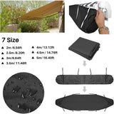 Protective Bag for Awning, Dustproof Protective Cover for Awning, Black Storage Cover for V1237-ZY-715-363